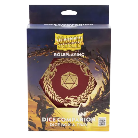 Cover: 5706569500276 | Dice Companion - Blood Red | Dragon Shield Roleplay