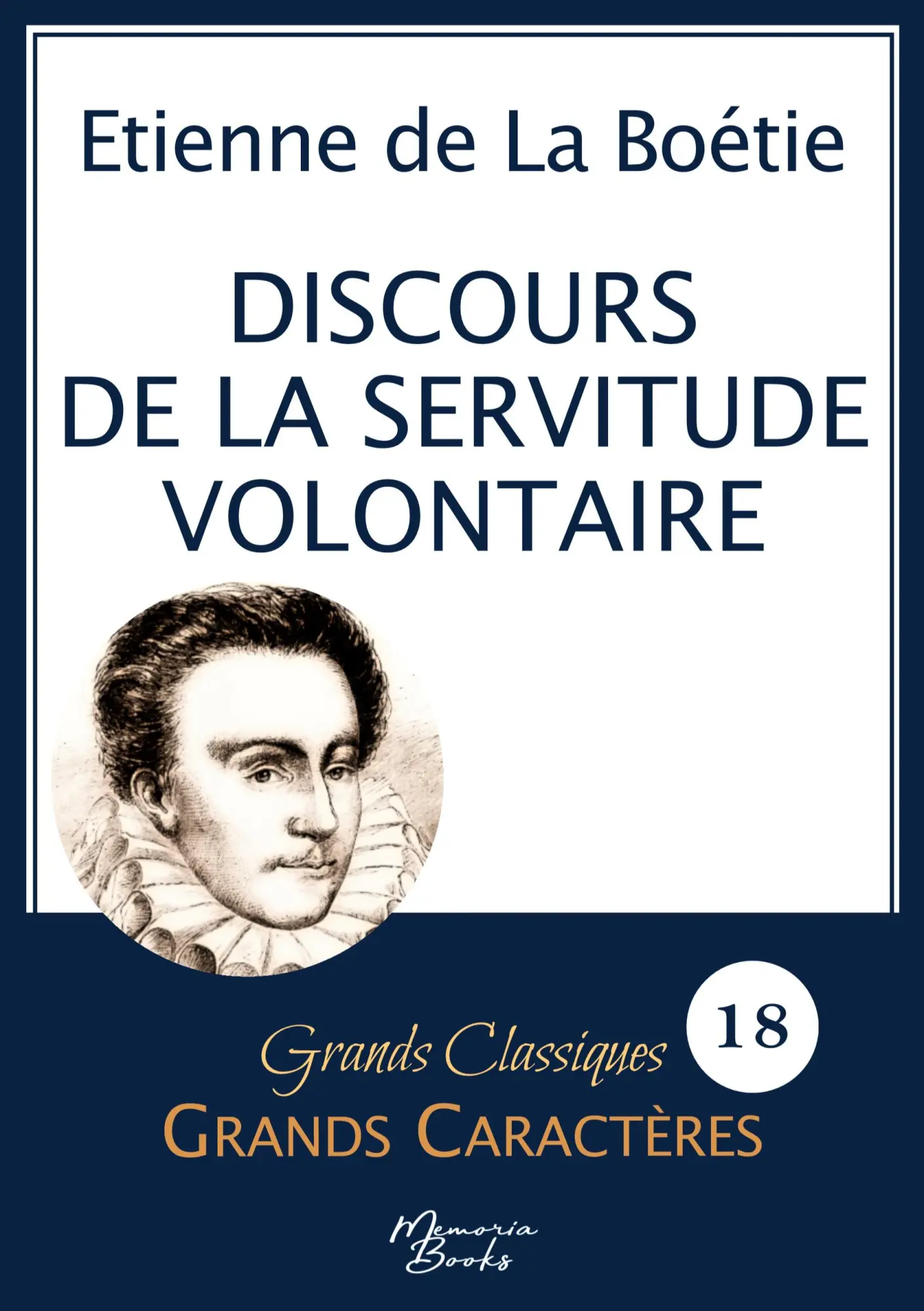 Cover: 9782384370276 | Discours de la servitude volontaire en grands caractères | Boétie