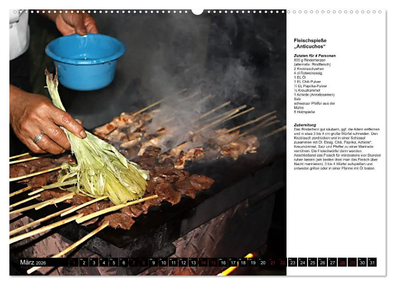 Bild: 9783457840276 | PERU - Kulinarisch (Wandkalender 2026 DIN A2 quer), CALVENDO...