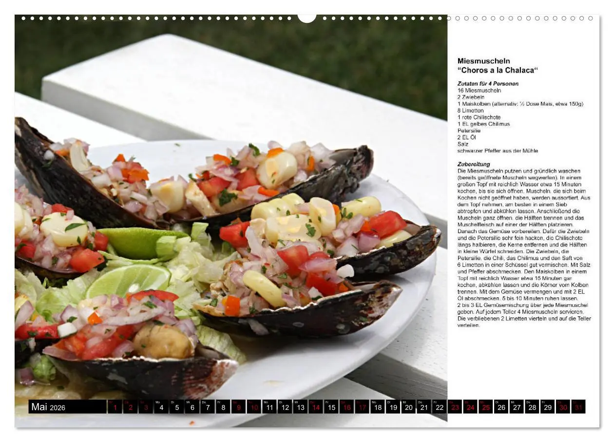 Bild: 9783457840276 | PERU - Kulinarisch (Wandkalender 2026 DIN A2 quer), CALVENDO...
