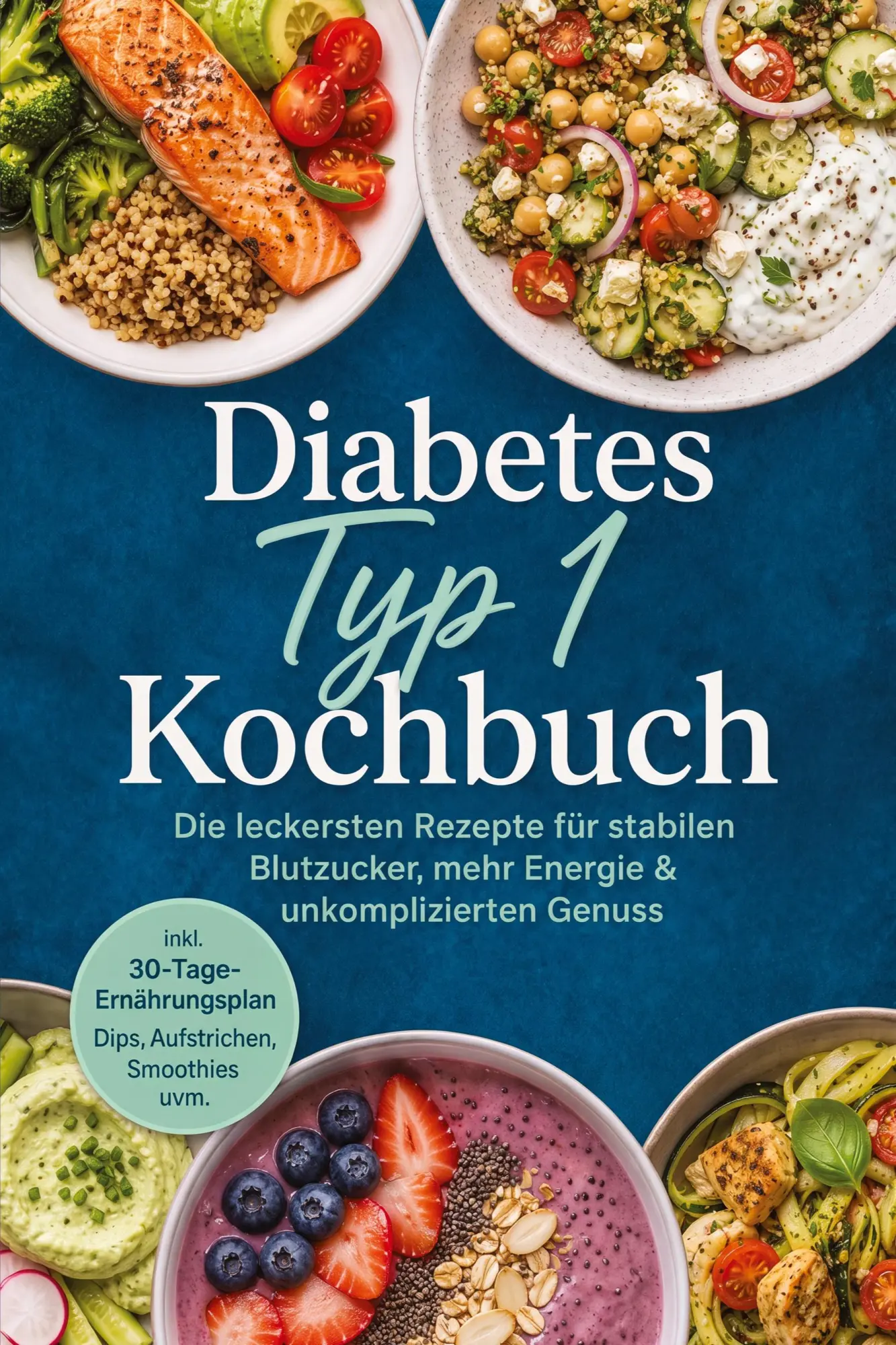 Cover: 9783694380276 | Diabetes Typ 1 Kochbuch: Die leckersten Rezepte für stabilen...