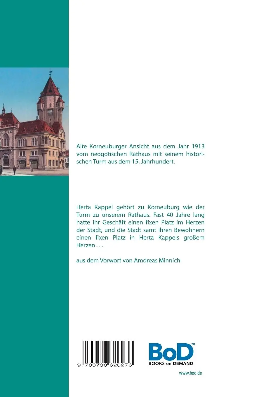 Rückseite: 9783738620276 | Herta Kappel | Mein Leben und Korneuburg | Herta Kappel | Taschenbuch