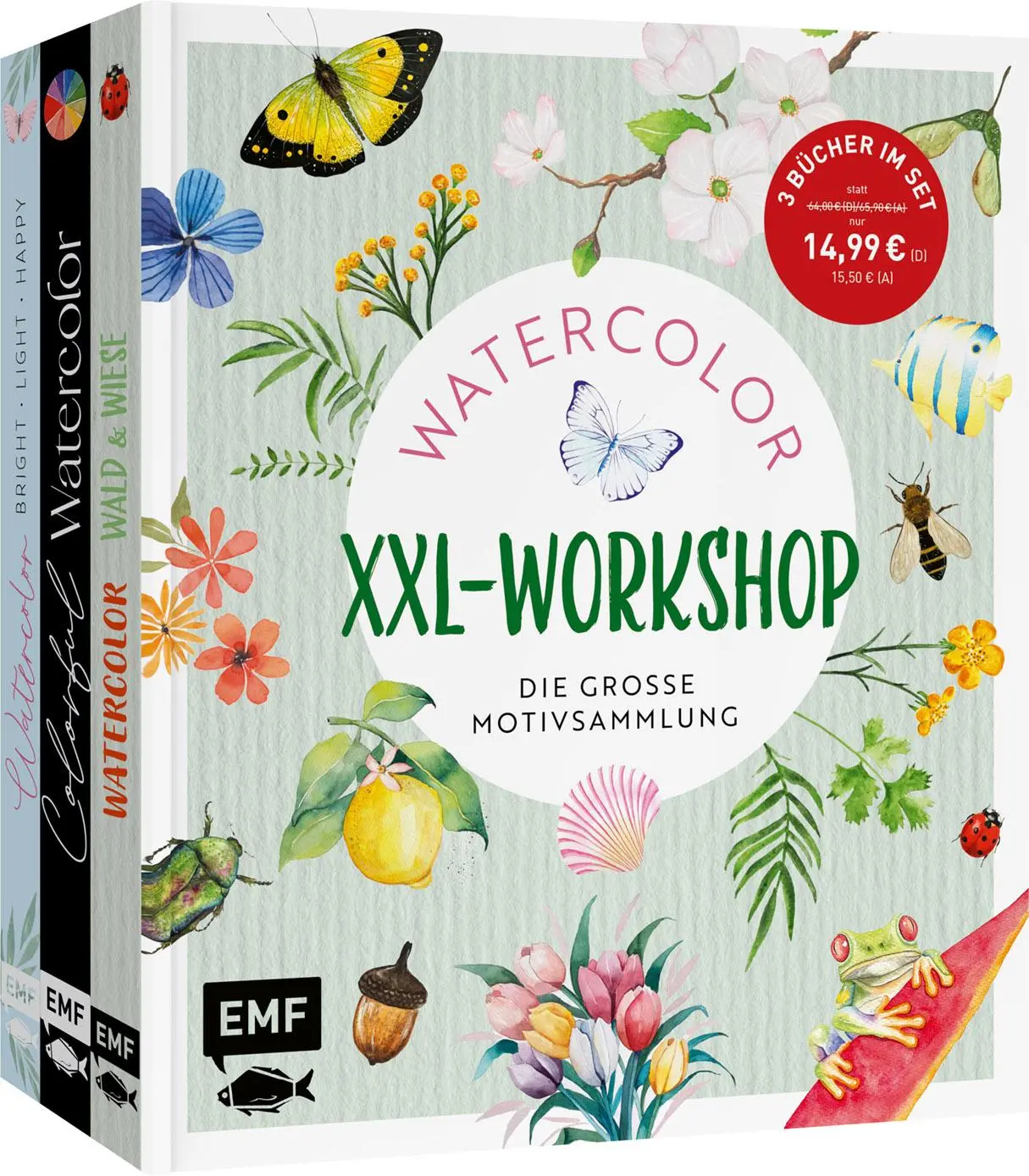 Cover: 9783745930276 | Der Watercolor-XXL-Workshop - Die große Motivsammlung | Fischer | Buch