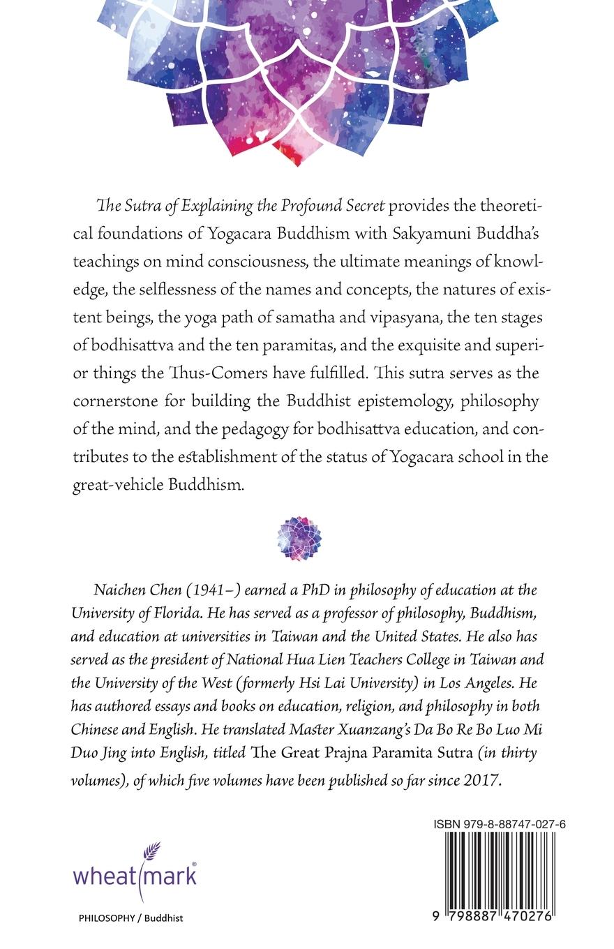 Rückseite: 9798887470276 | The Sutra of Explaining the Profound Secret | Taschenbuch | Englisch