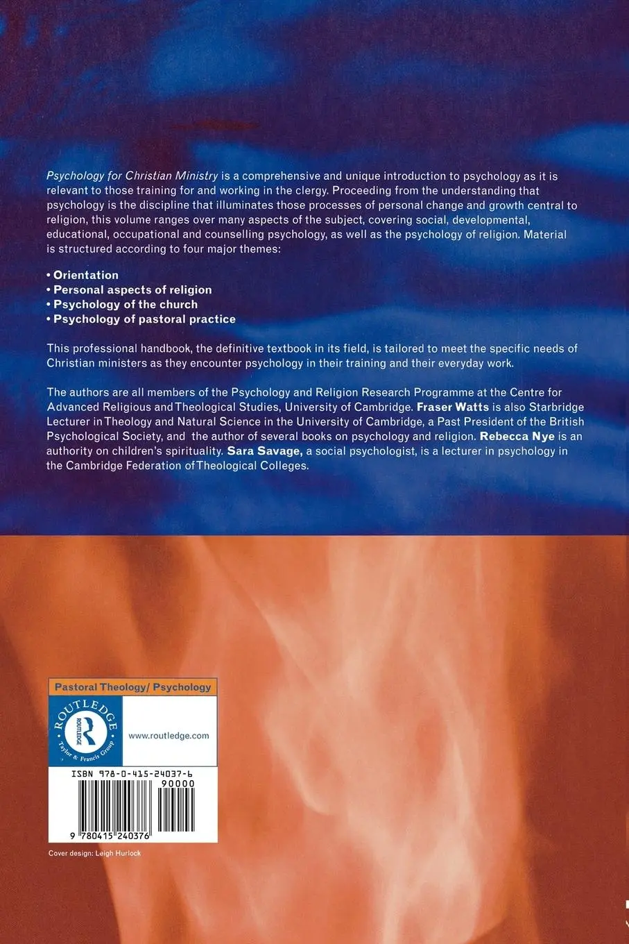 Rückseite: 9780415240376 | Psychology for Christian Ministry | Rebecca Nye (u. a.) | Taschenbuch