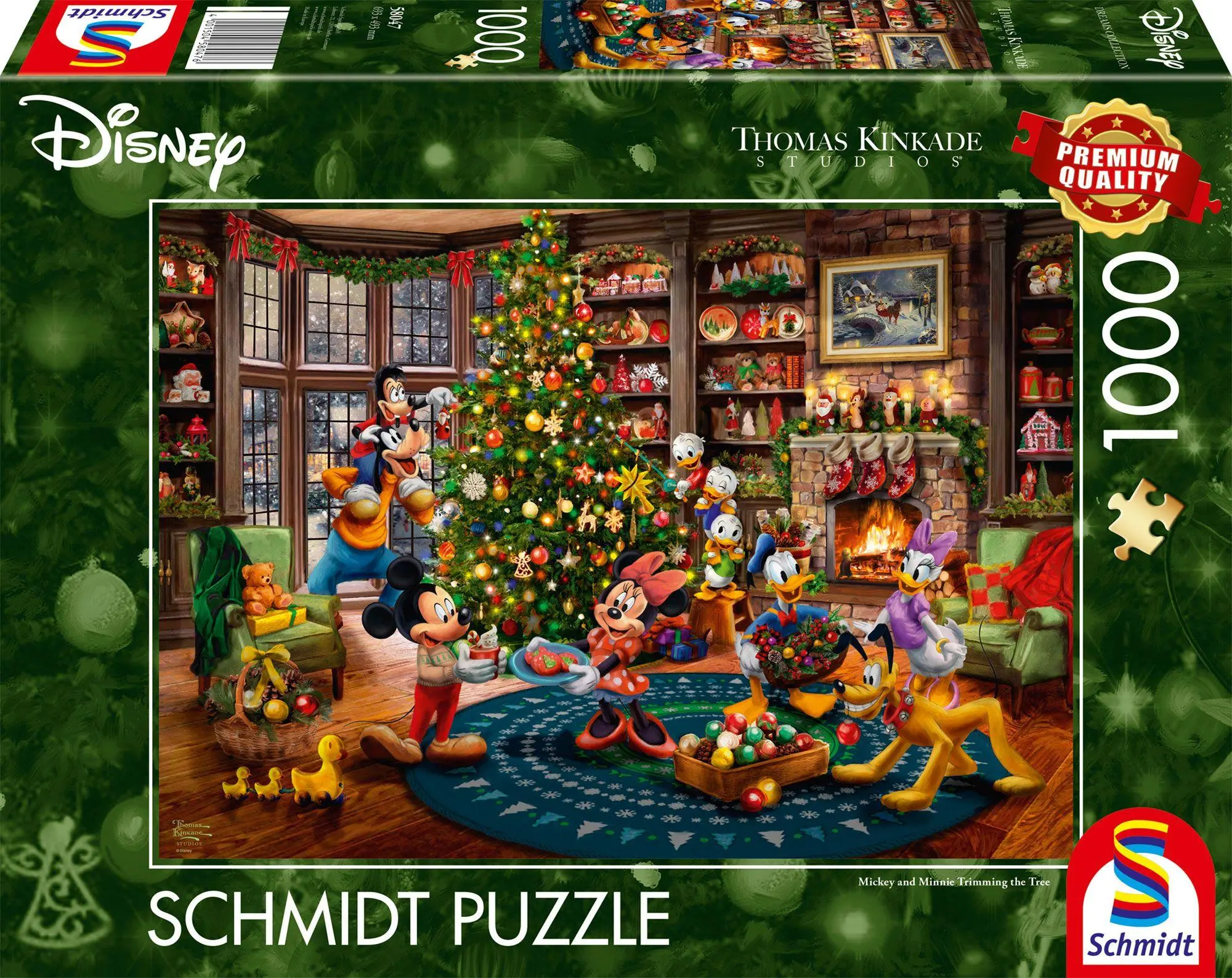 Cover: 4001504580476 | Disney, Mickey &amp; Minnie Trimming The Tree | Spiel | 58047 | Deutsch