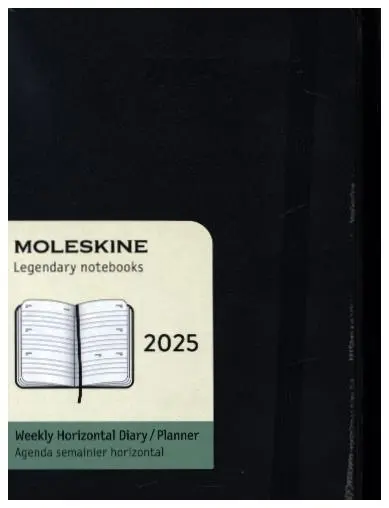 Cover: 8056999270476 | Moleskine 12 Monate Wochenkalender 2025, Pocket, Schwarz | Buch | 2025