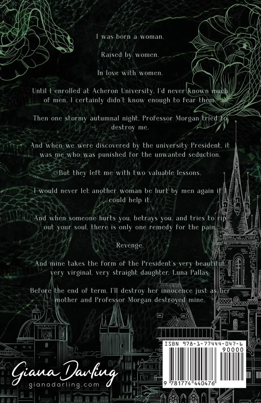 Rückseite: 9781774440476 | Serpentine Valentine | A Dark Academia Sapphic Romance | Giana Darling