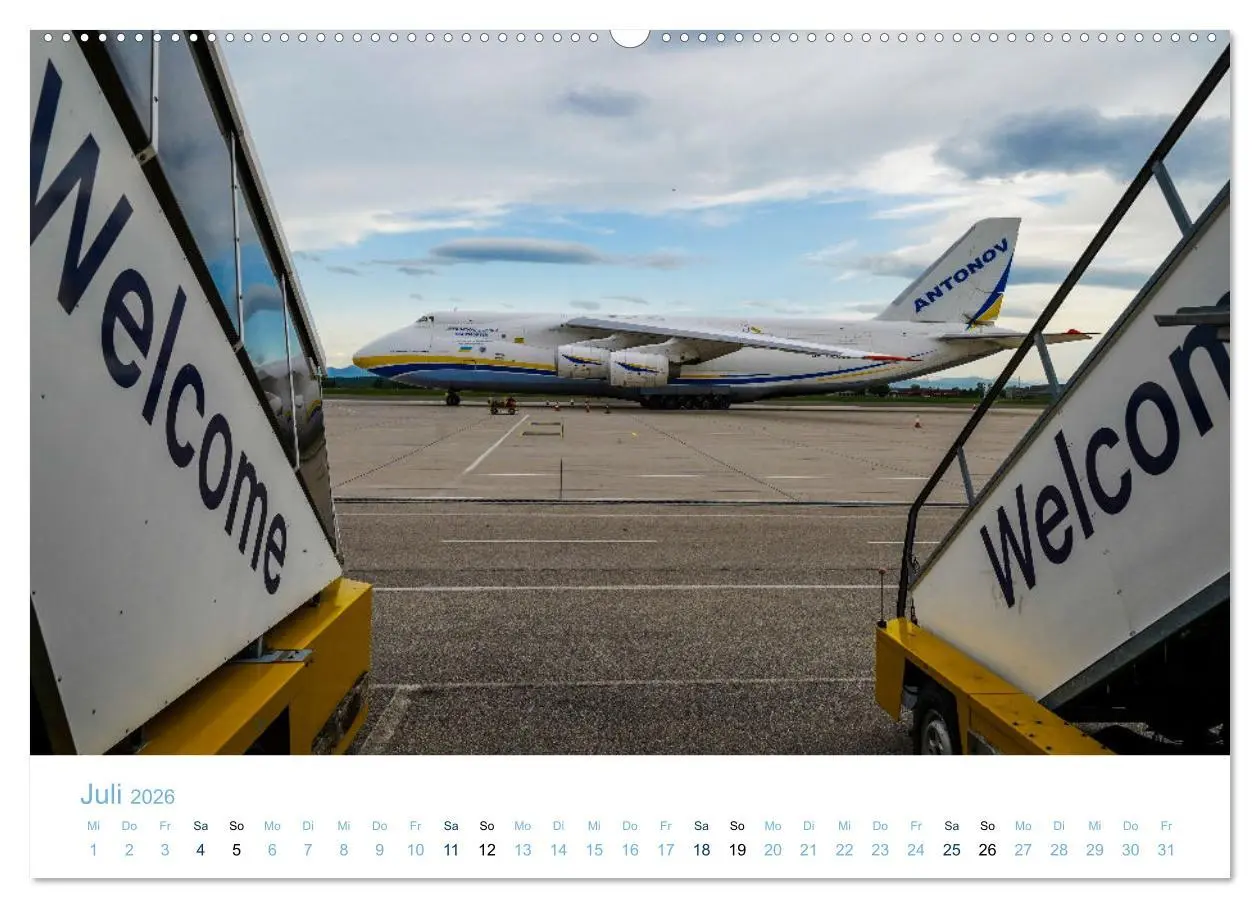 Bild: 9783457440476 | ANTONOV 124 (hochwertiger Premium Wandkalender 2026 DIN A2 quer),...