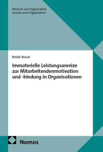 Cover: 9783756040476 | Immaterielle Leistungsanreize zur Mitarbeitendenmotivation und...