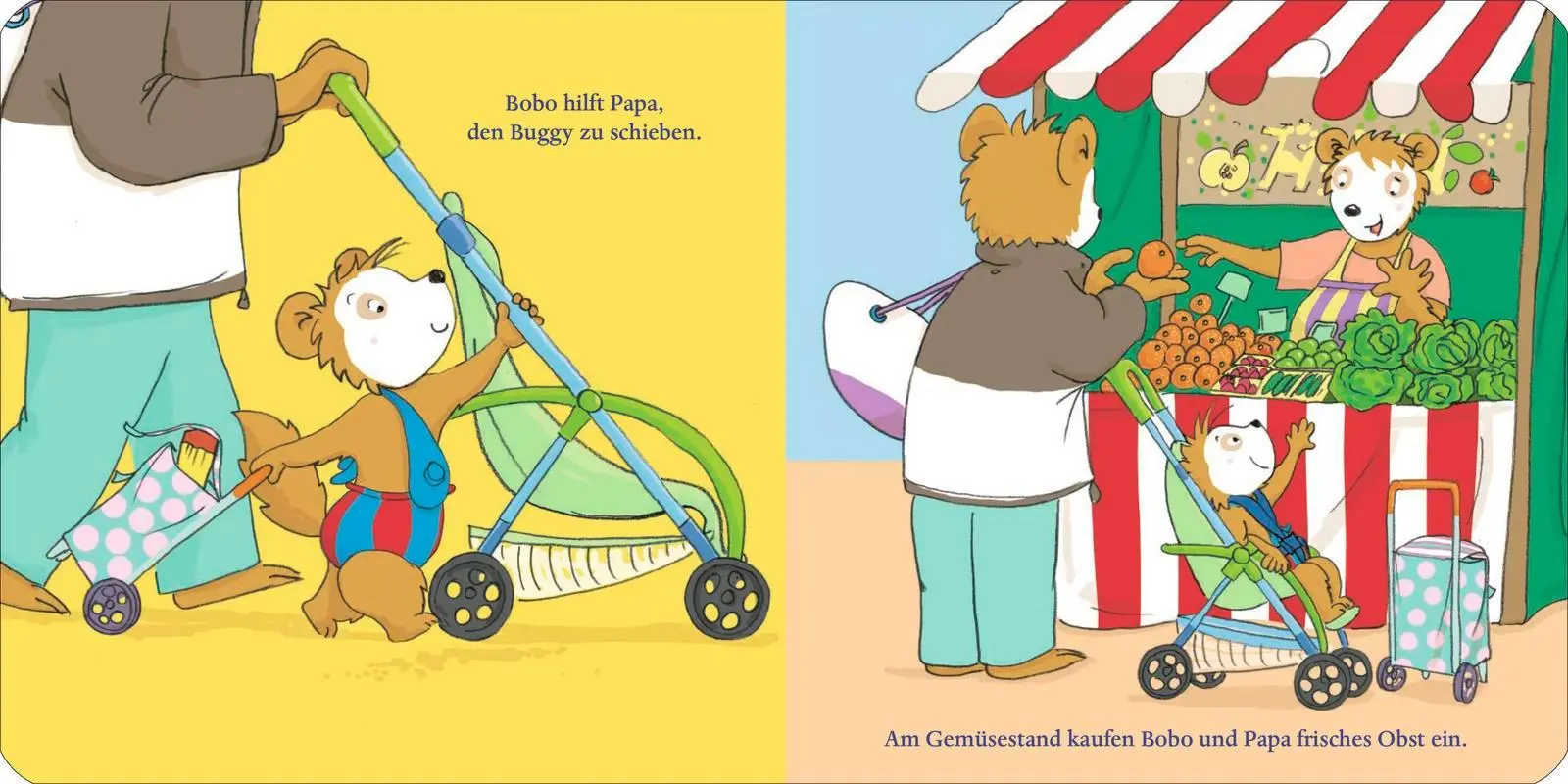 Bild: 9783757100476 | Bobo geht einkaufen | Pappbilderbuch ab 24 Monaten | Osterwalder