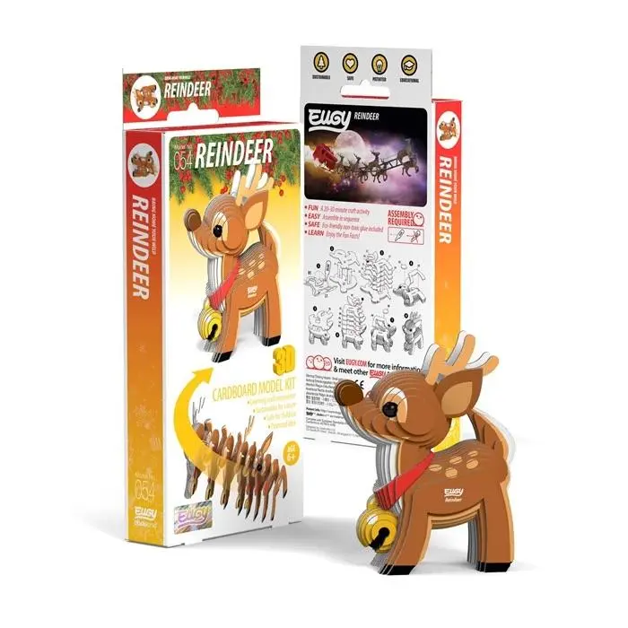 Cover: 9421035150576 | EUGY - 3D Bastelset Rentier | Eugy | Spiel | 650054 | Deutsch | 2023