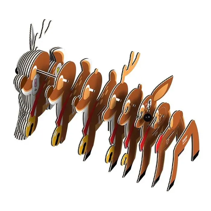 Bild: 9421035150576 | EUGY - 3D Bastelset Rentier | Eugy | Spiel | 650054 | Deutsch | 2023