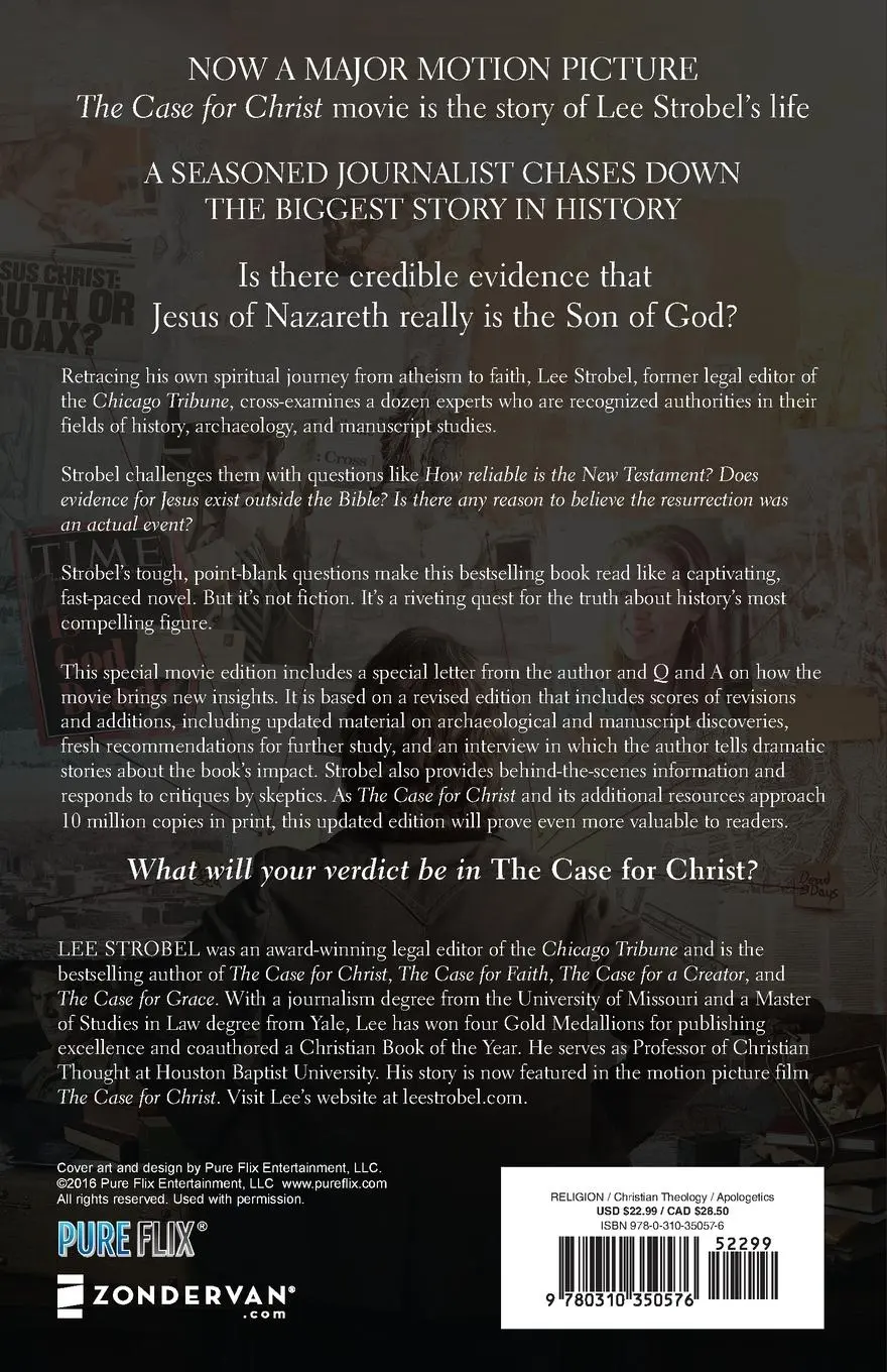 Rückseite: 9780310350576 | The Case for Christ Movie Edition | Lee Strobel | Taschenbuch | 2017