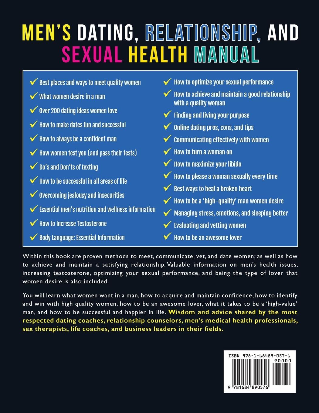 Rückseite: 9781684890576 | Men's Dating, Relationship, and Sexual Health Manual | Prg | Buch