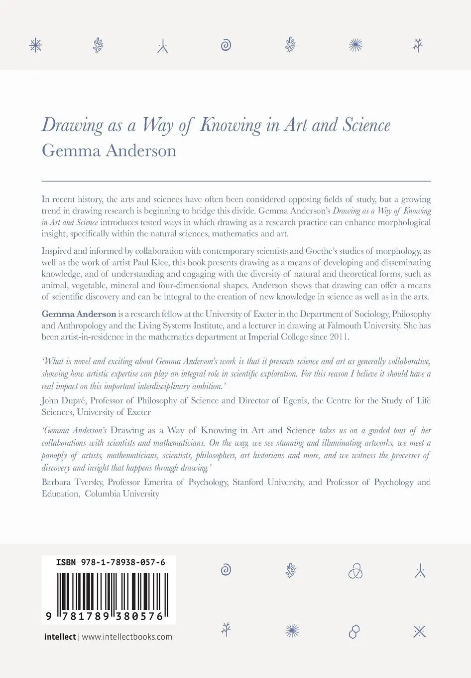 Rückseite: 9781789380576 | Drawing as a Way of Knowing in Art and Science | Anderson-Tempini