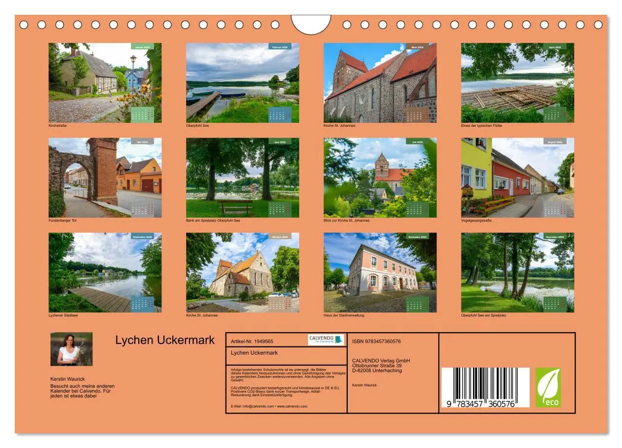 Bild: 9783457360576 | Lychen Uckermark (Wandkalender 2026 DIN A4 quer), CALVENDO...
