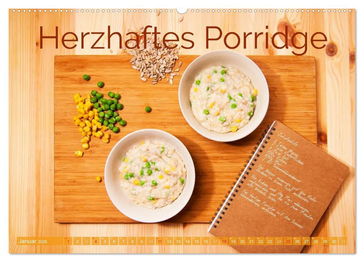 Bild: 9783457980576 | Einfache vegane Rezepte (hochwertiger Premium Wandkalender 2026 DIN...