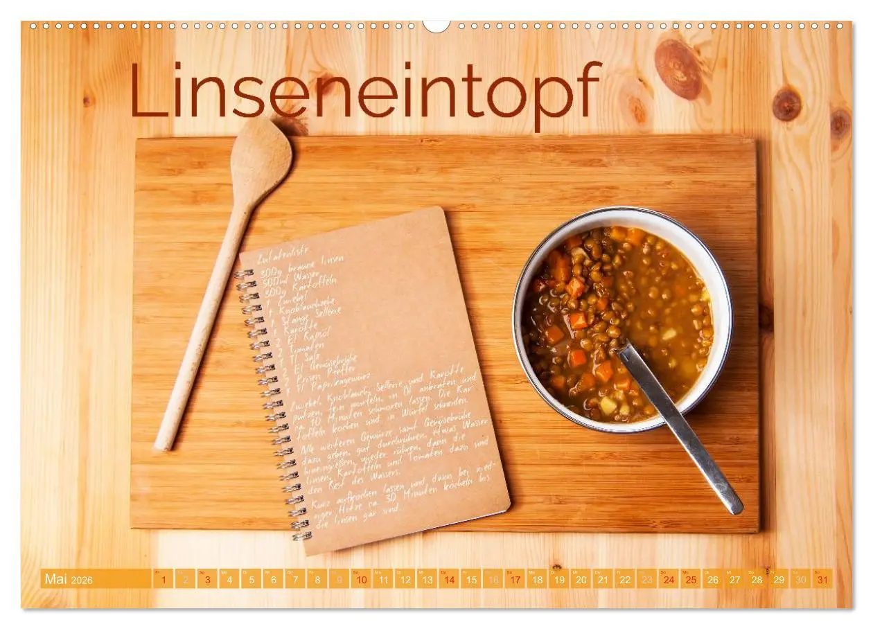 Bild: 9783457980576 | Einfache vegane Rezepte (hochwertiger Premium Wandkalender 2026 DIN...