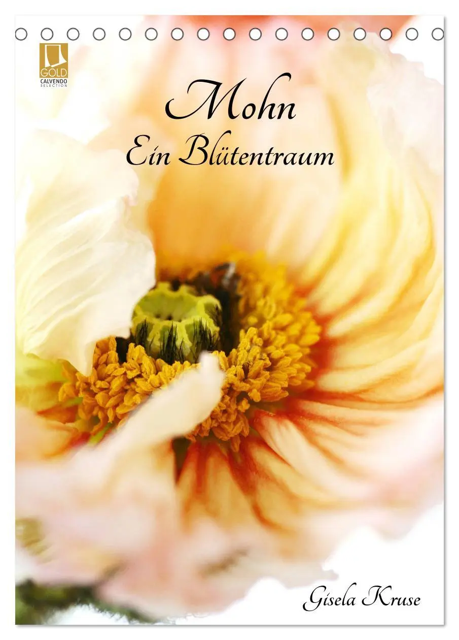 Cover: 9783516380576 | Mohn - Ein Blütentraum (Tischkalender 2026 DIN A5 hoch), CALVENDO...