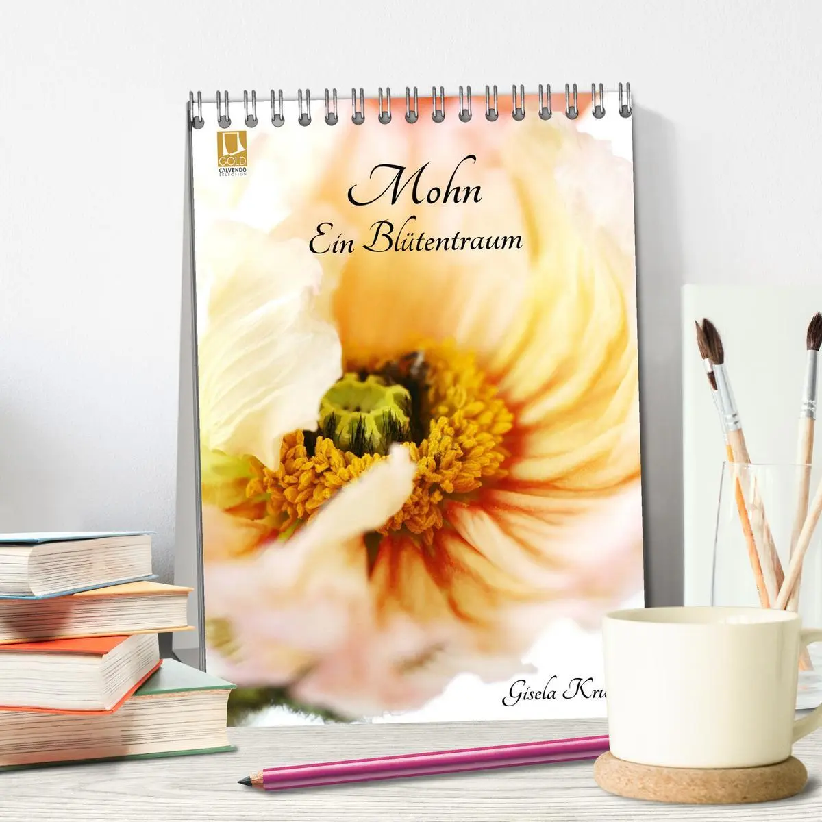 Bild: 9783516380576 | Mohn - Ein Blütentraum (Tischkalender 2026 DIN A5 hoch), CALVENDO...