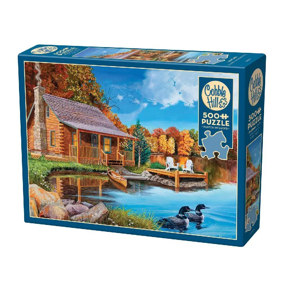 Cover: 625012450676 | Cobble Hill Loon Lake 500 Teile | Spiel | In Spielebox | 3845067