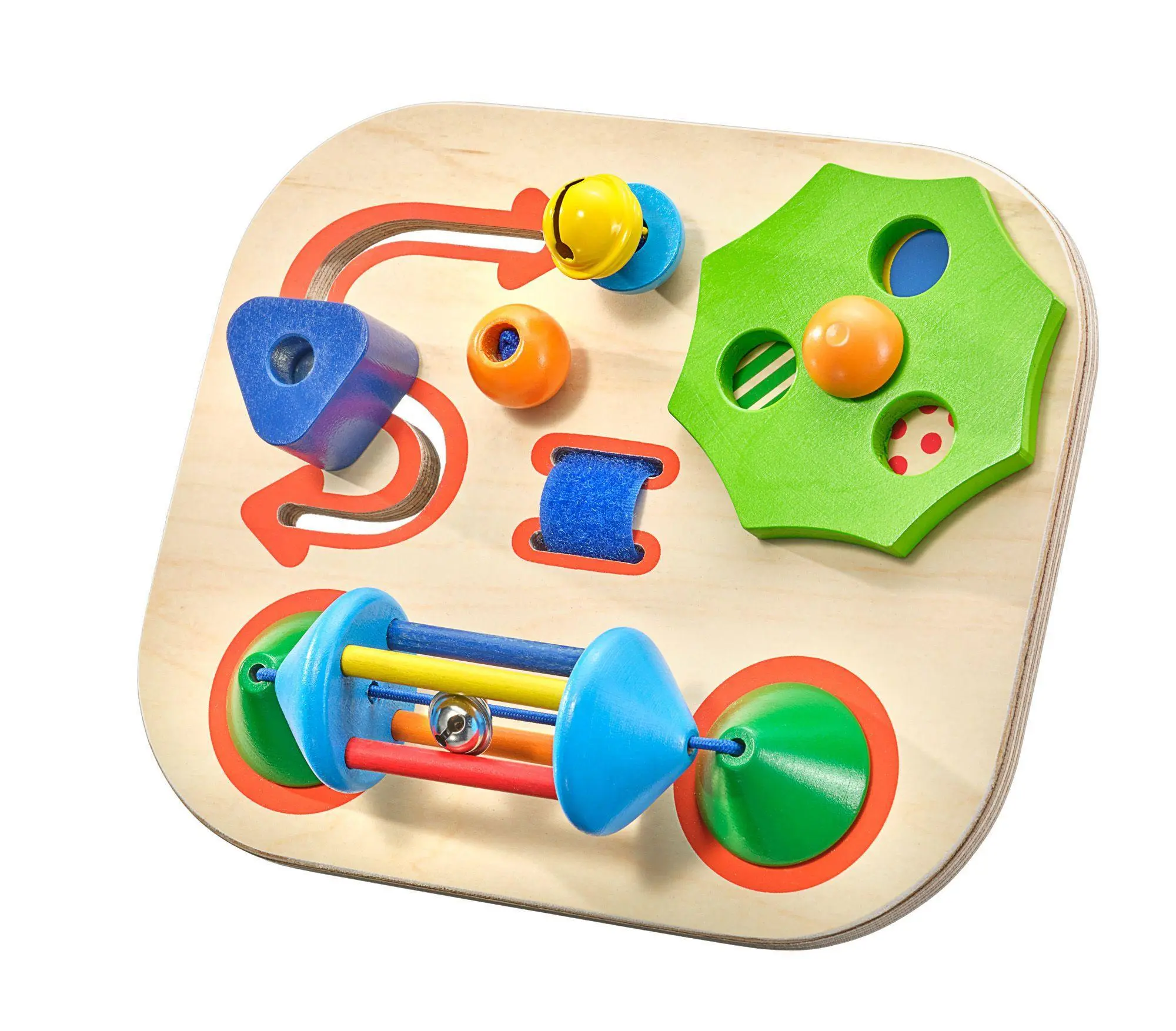 Bild: 4060848610676 | Carusello, Motorikbrett für unterwegs, 19 cm | Spiel | 61067 | Deutsch