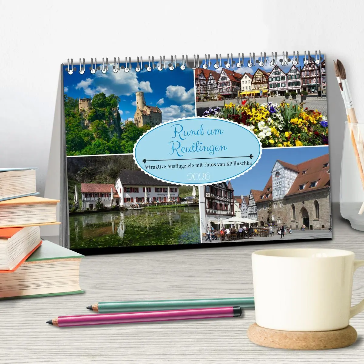 Bild: 9783457420676 | Rund um Reutlingen (Tischkalender 2026 DIN A5 quer), CALVENDO...