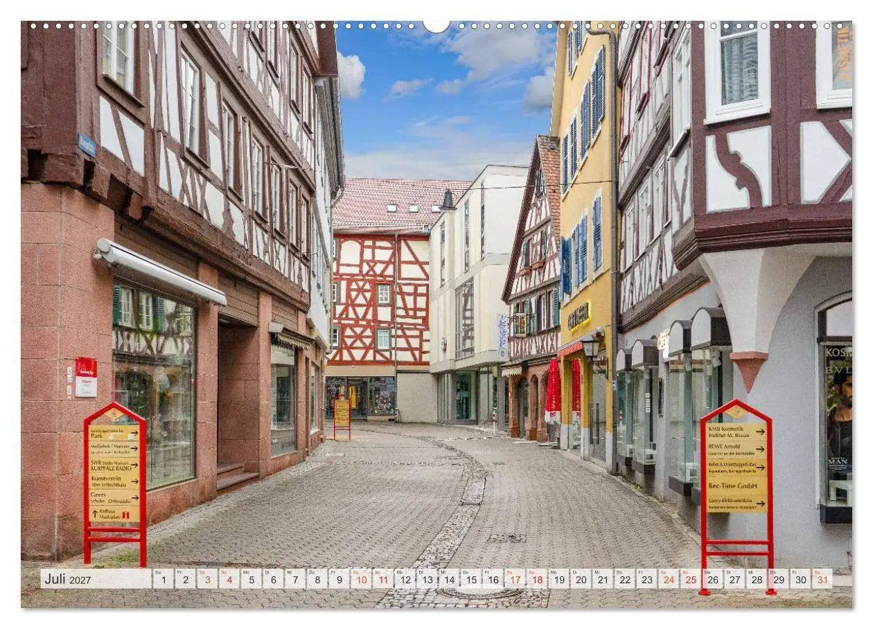 Bild: 9783569600676 | Mosbach Impressionen (Wandkalender 2027 DIN A2 quer), CALVENDO...