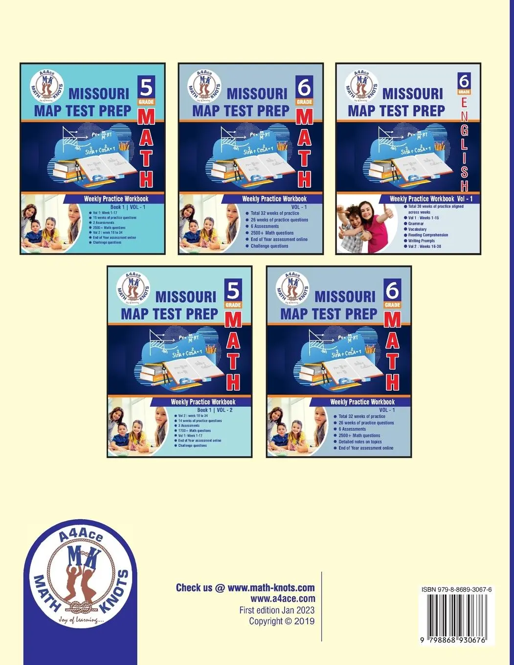 Rückseite: 9798868930676 | Missouri Assessment Program (MAP) , 2nd Grade ELA Test Prep | Vemuri