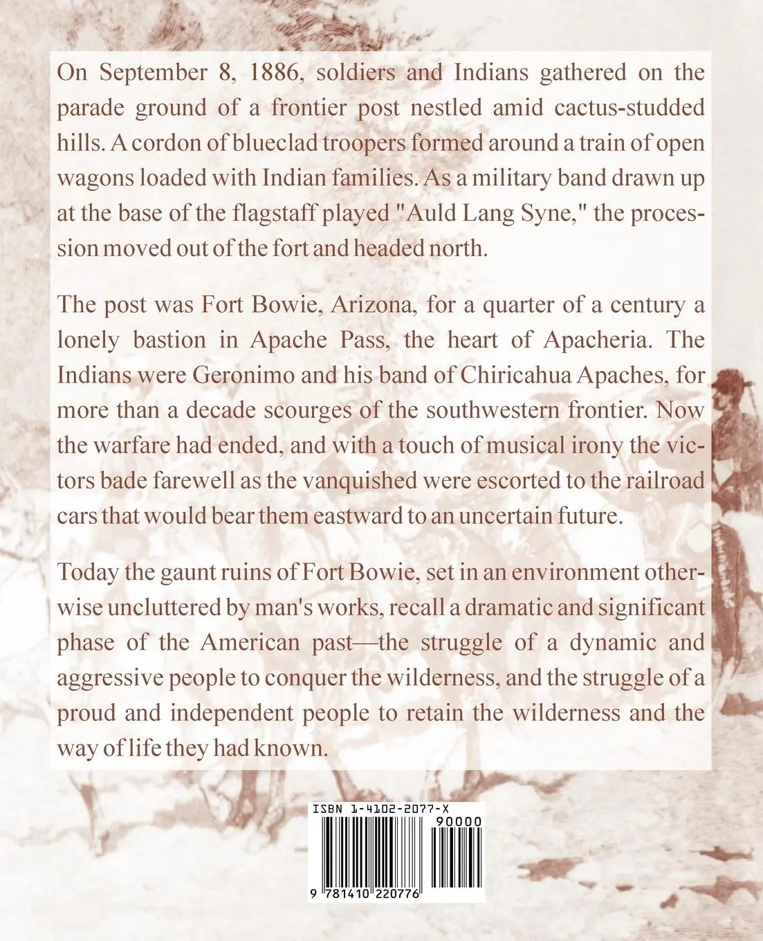 Rückseite: 9781410220776 | A Clash of Cultures | Fort Bowie and the Chiricahua Apaches | Buch