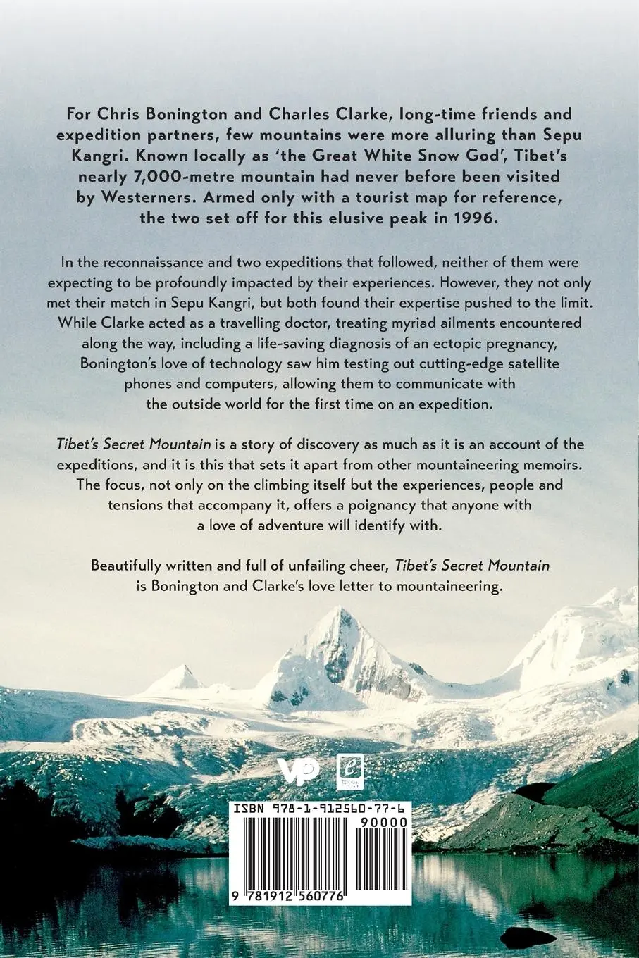Rückseite: 9781912560776 | Tibet's Secret Mountain | The Triumph of Sepu Kangri | Taschenbuch