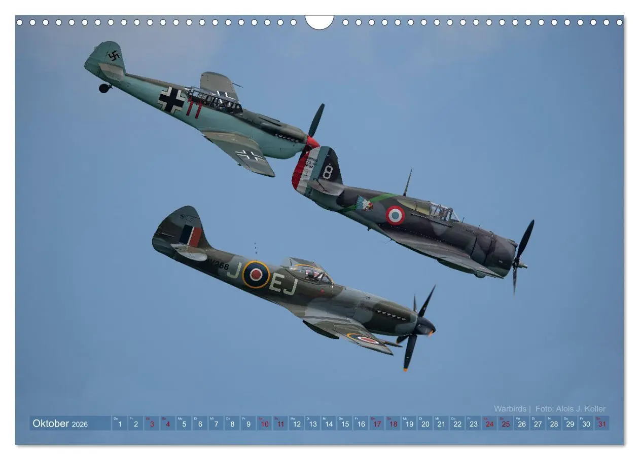 Bild: 9783457890776 | Historische Propellerflugzeuge 2026 (Wandkalender 2026 DIN A3...