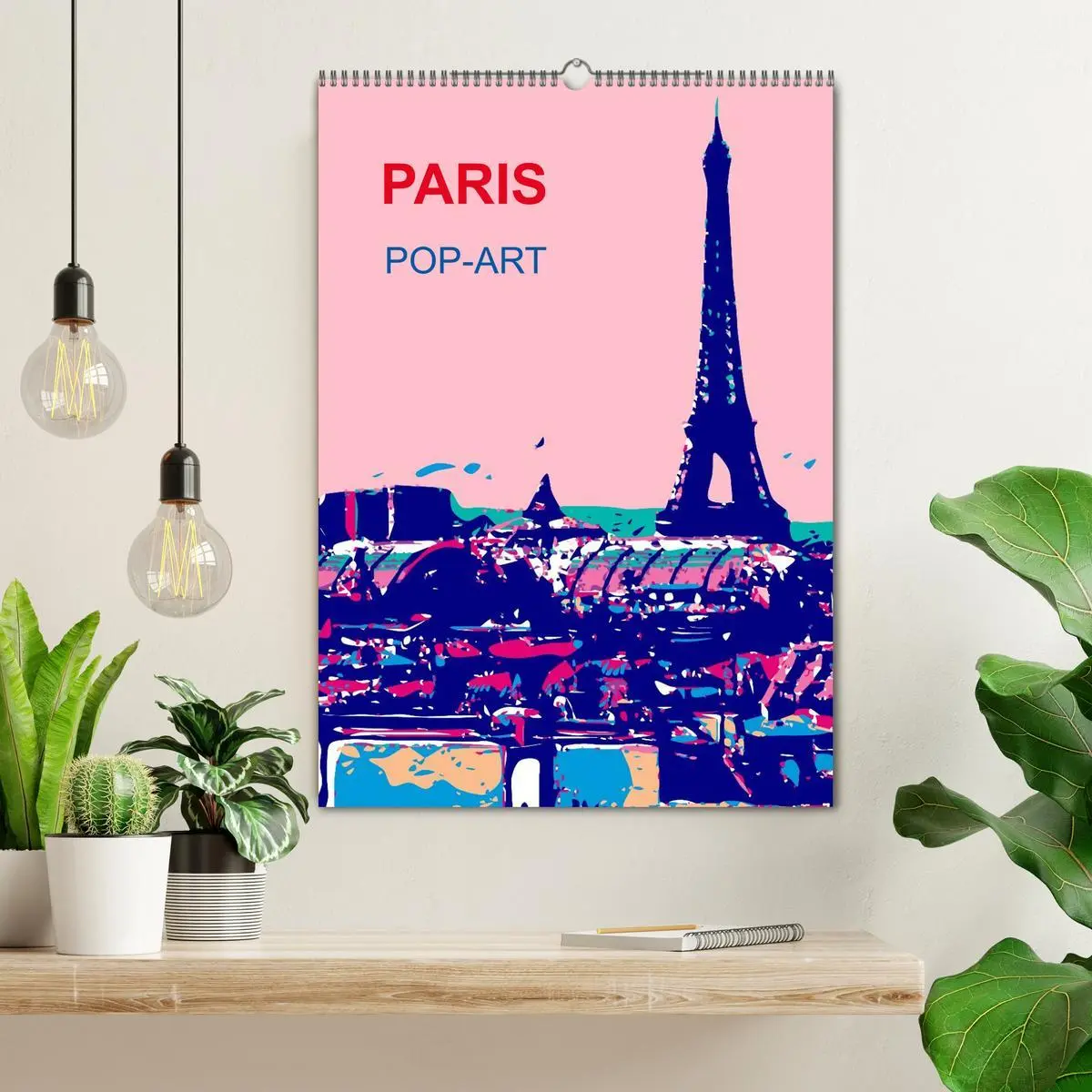 Bild: 9783516430776 | Paris pop-art (Wandkalender 2026 DIN A2 hoch), CALVENDO Monatskalender