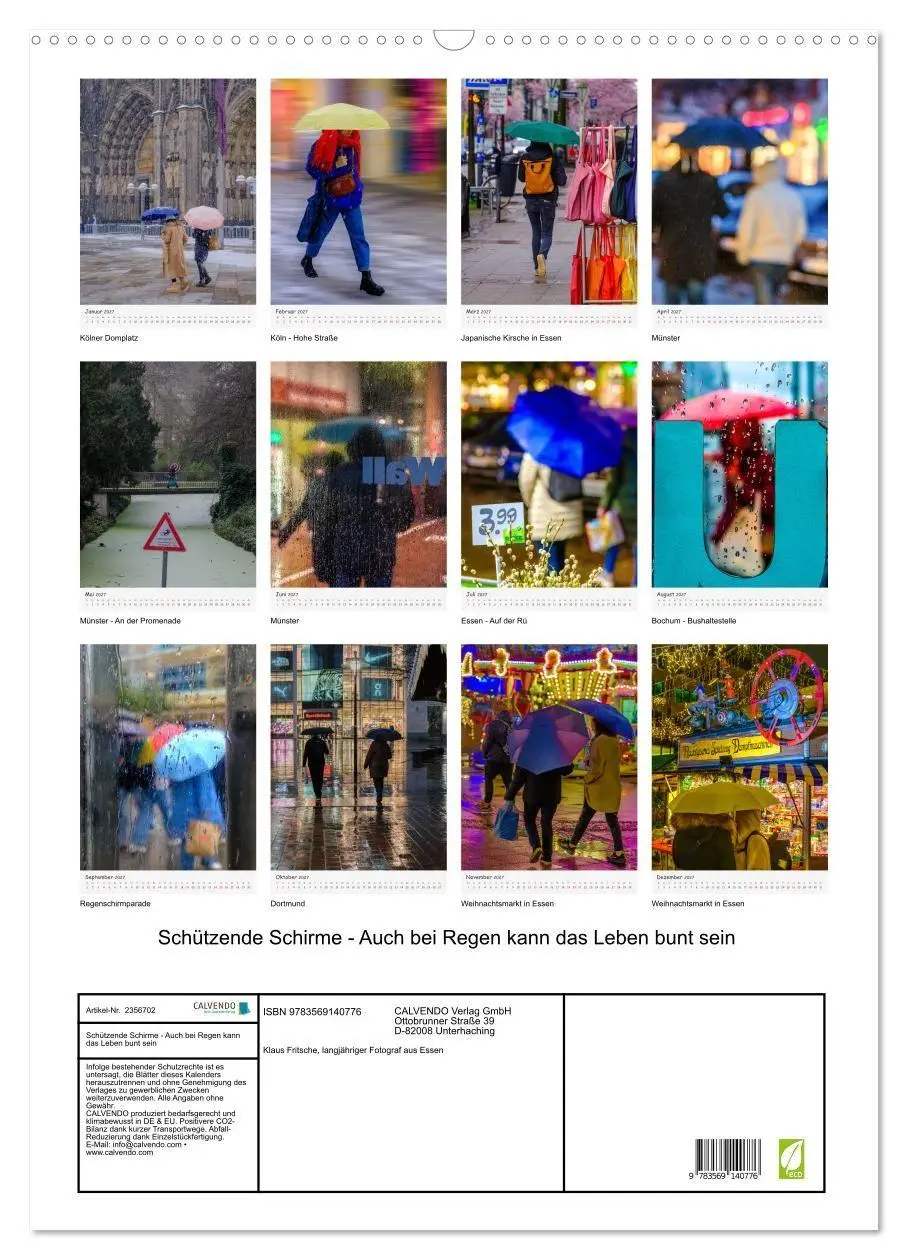 Bild: 9783569140776 | Schützende Schirme - Auch bei Regen kann das Leben bunt sein...