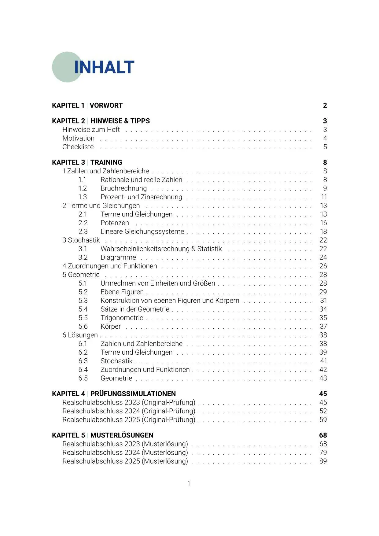 Bild: 9783692040776 | Prüfungsheft &amp; Training - 2026 Mathematik Realschule - Sachsen -...