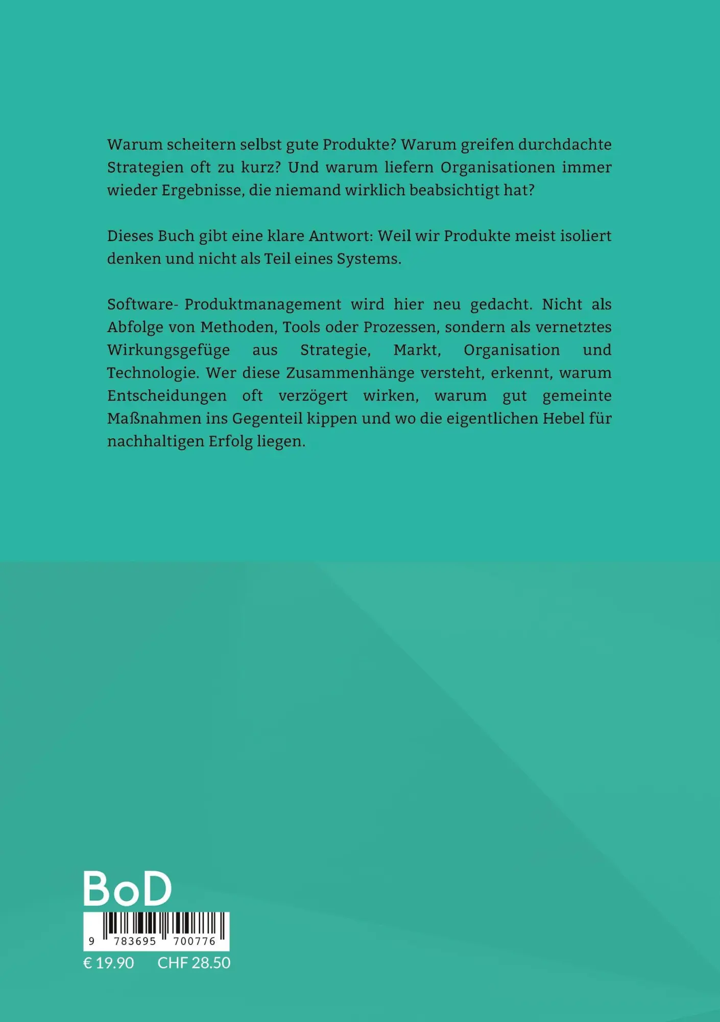 Rückseite: 9783695700776 | Ihr größter Wettbewerbsvorteil ist unsichtbar: Das System hinter...