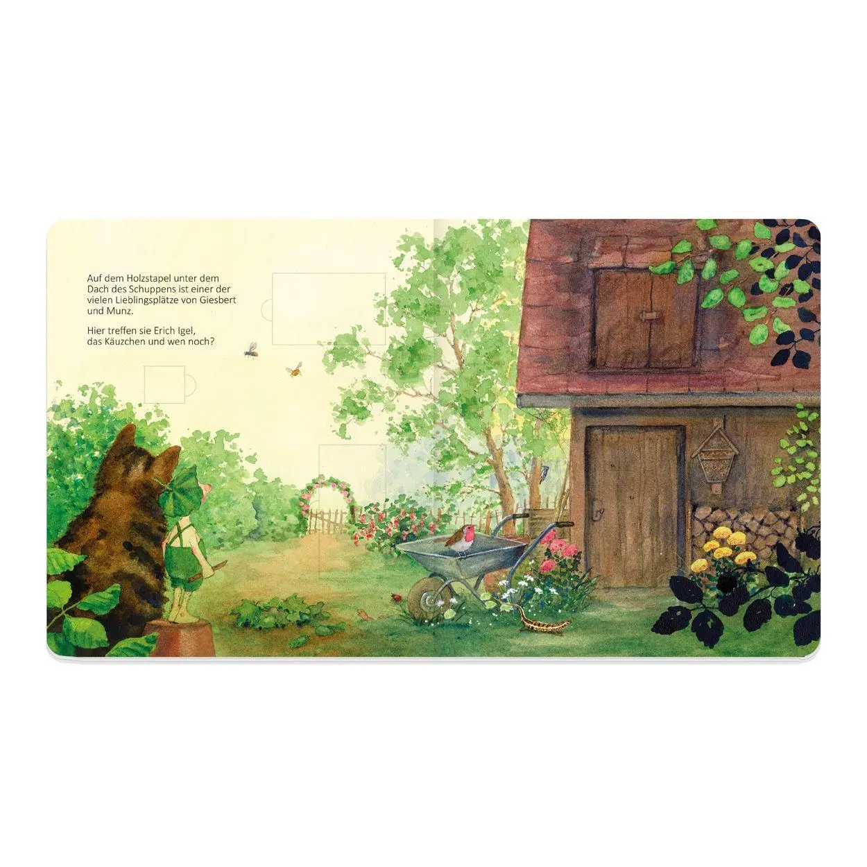 Bild: 9783911060776 | Wer wohnt in Giesberts Garten? | Ein Klappbilderbuch | Drescher | Buch