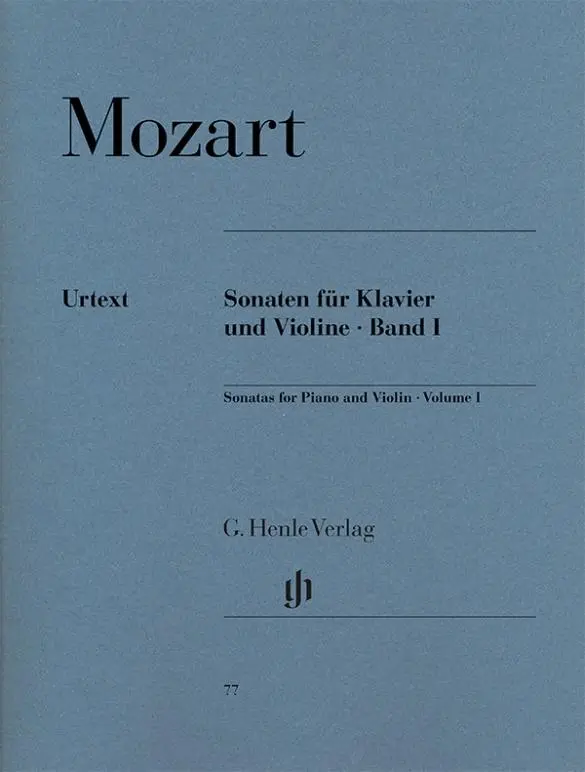 Cover: 9790201800776 | Sonaten für Klavier und Violine, Band I | Wolfgang Amadeus Mozart