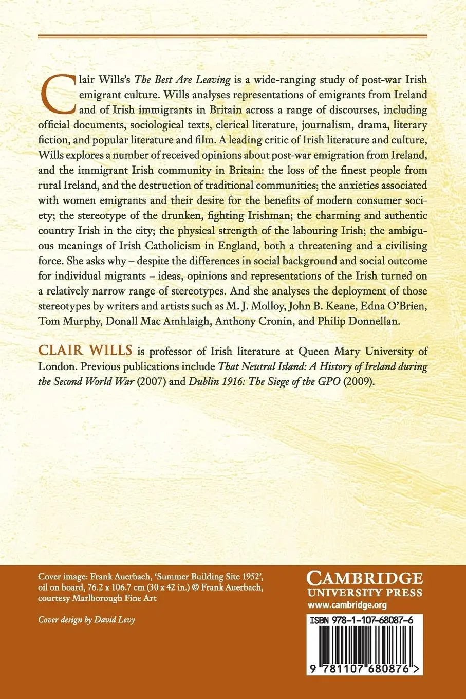 Rückseite: 9781107680876 | The Best Are Leaving | Clair Wills | Taschenbuch | Englisch | 2015