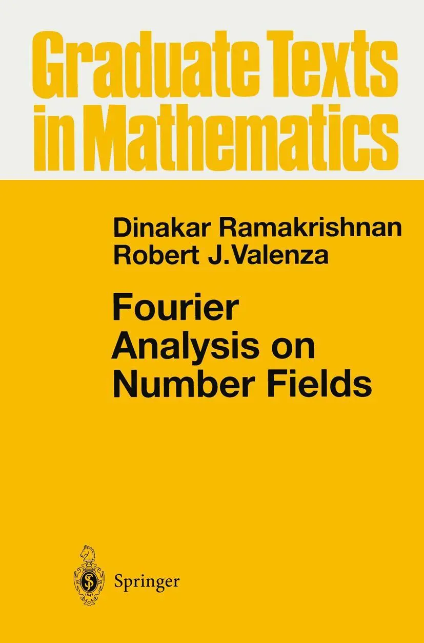 Cover: 9781475730876 | Fourier Analysis on Number Fields | Dinakar Ramakrishnan (u. a.)