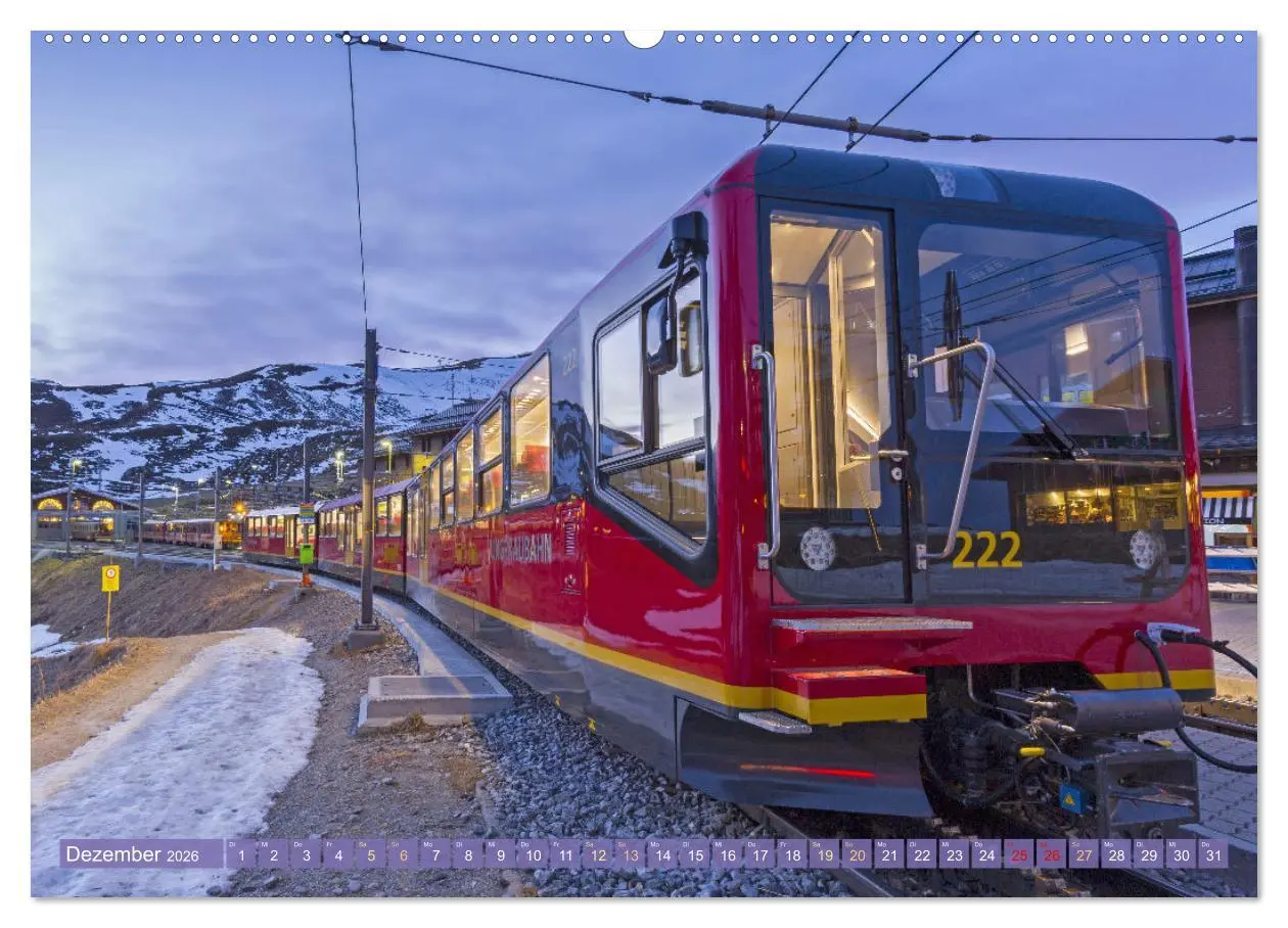 Bild: 9783457400876 | Im Zug durch Schweizer Berge (hochwertiger Premium Wandkalender...