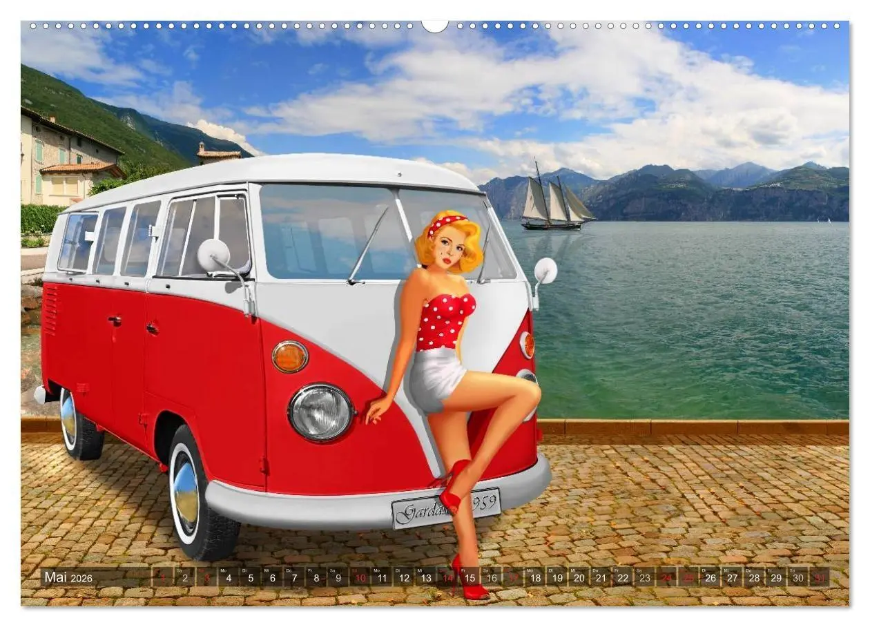 Bild: 9783457950876 | Oldtimer und Pin-Up Girls by Mausopardia (hochwertiger Premium...