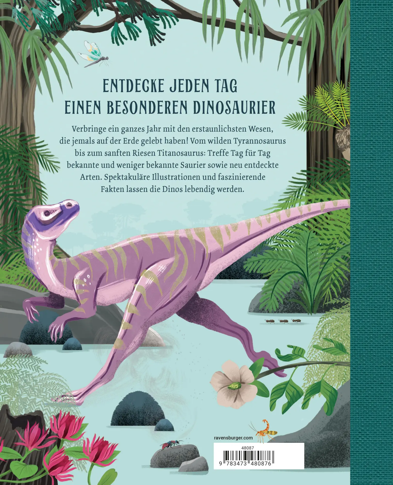 Rückseite: 9783473480876 | Ein Dinosaurier für jeden Tag | Miranda Smith | Buch | 224 S. | 2025