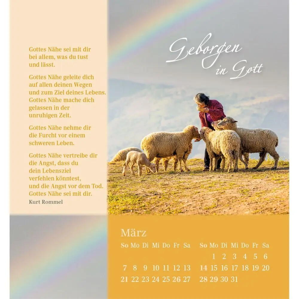 Bild: 9783754880876 | Sei behütet und geborgen 2027 | Impulse und Gedanken aus Psalm 23
