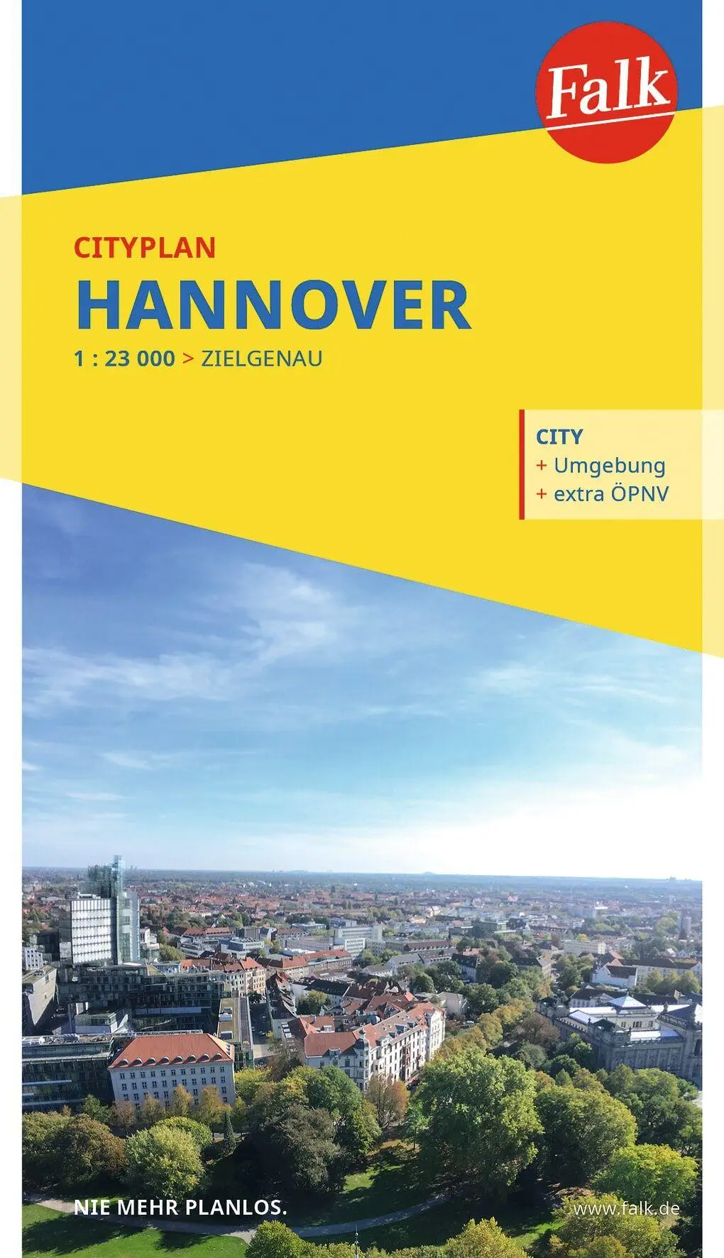 Cover: 9783827900876 | Falk Cityplan Hannover 1:23.000 | (Land-)Karte | Falk Citypläne | 2025