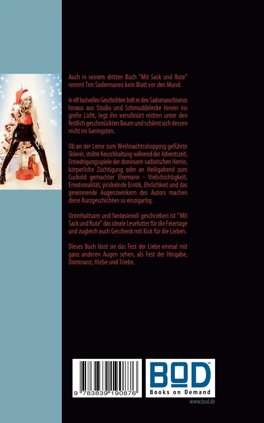 Rückseite: 9783839190876 | Mit Sack und Rute | SM-Kurzgeschichten zum Weihnachtsfest | Sodermanns