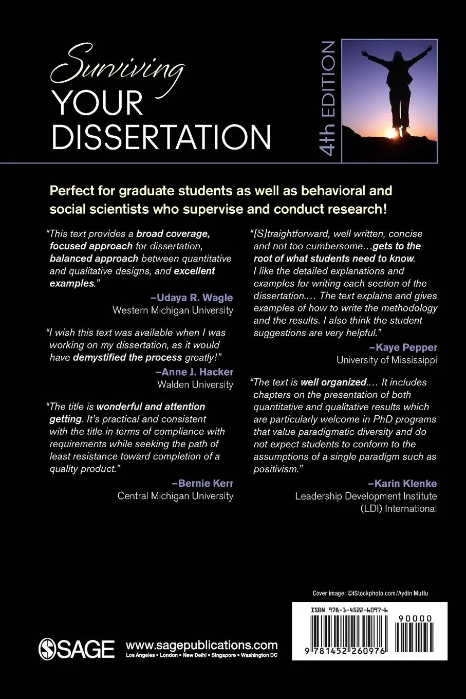 Rückseite: 9781452260976 | Surviving Your Dissertation | Kjell Erik Rudestam (u. a.) | Buch