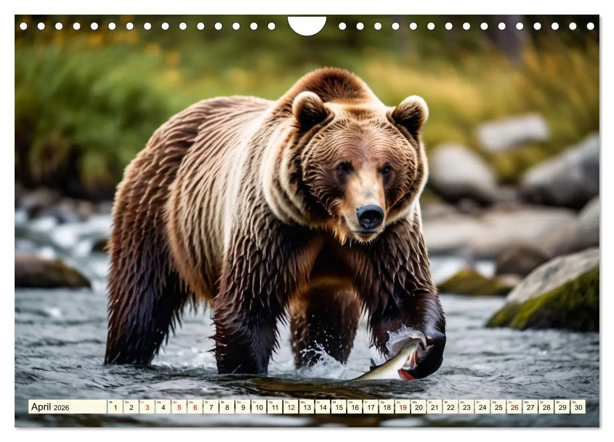Bild: 9783457320976 | Große und kleine Bären (Wandkalender 2026 DIN A4 quer), CALVENDO...