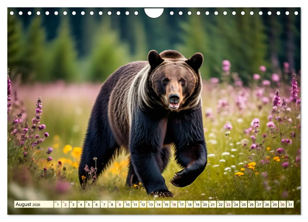 Bild: 9783457320976 | Große und kleine Bären (Wandkalender 2026 DIN A4 quer), CALVENDO...